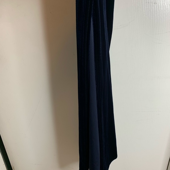 Velvet Like Tank Dress - Ankle Length - Picture 4 of 4